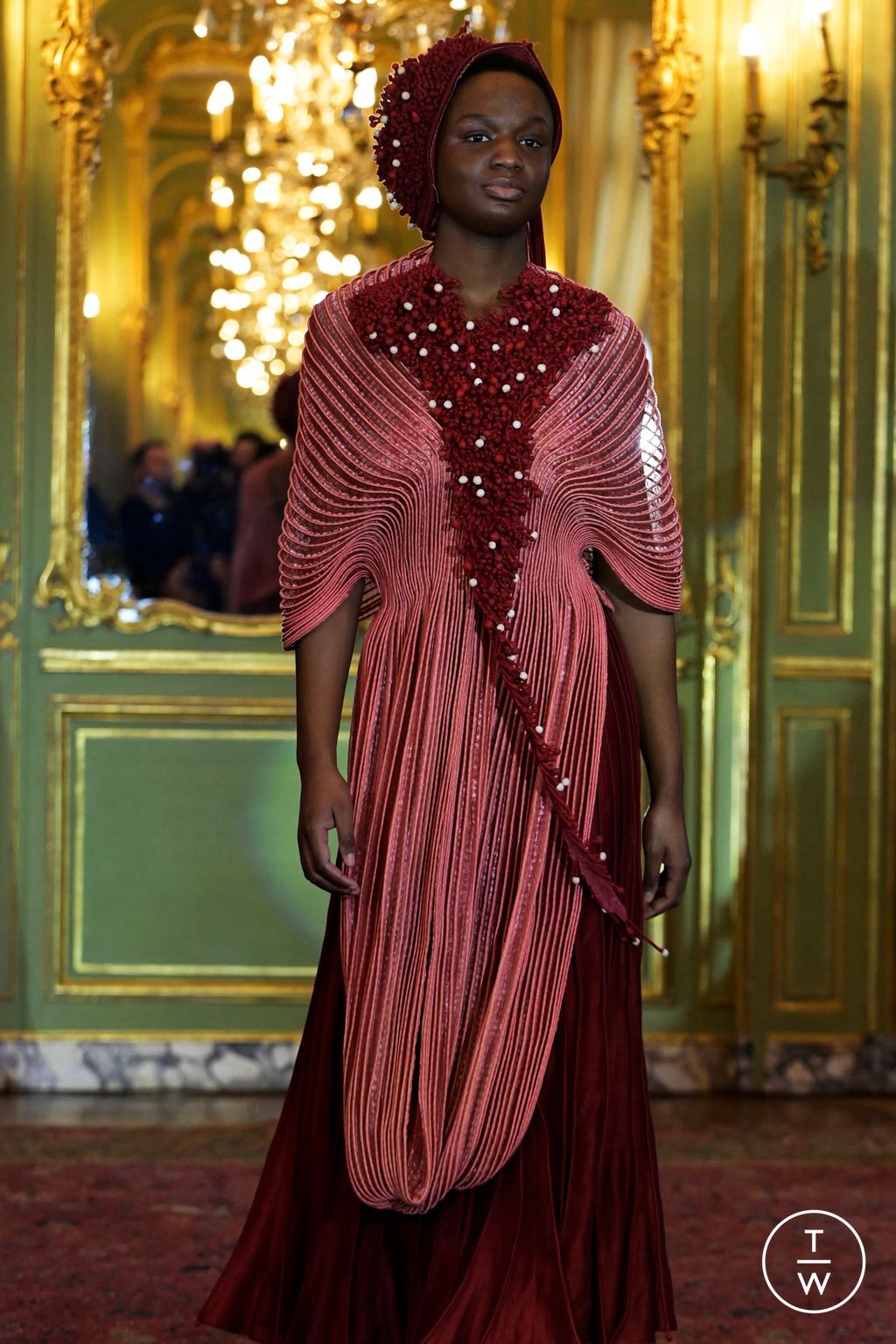 Fashion Week Paris Spring/Summer 2024 look 17 from the Vaishali S collection couture