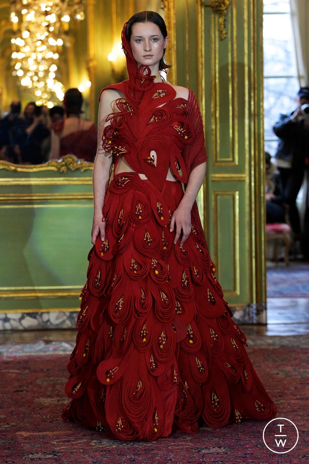 Fashion Week Paris Spring/Summer 2024 look 18 from the Vaishali S collection couture