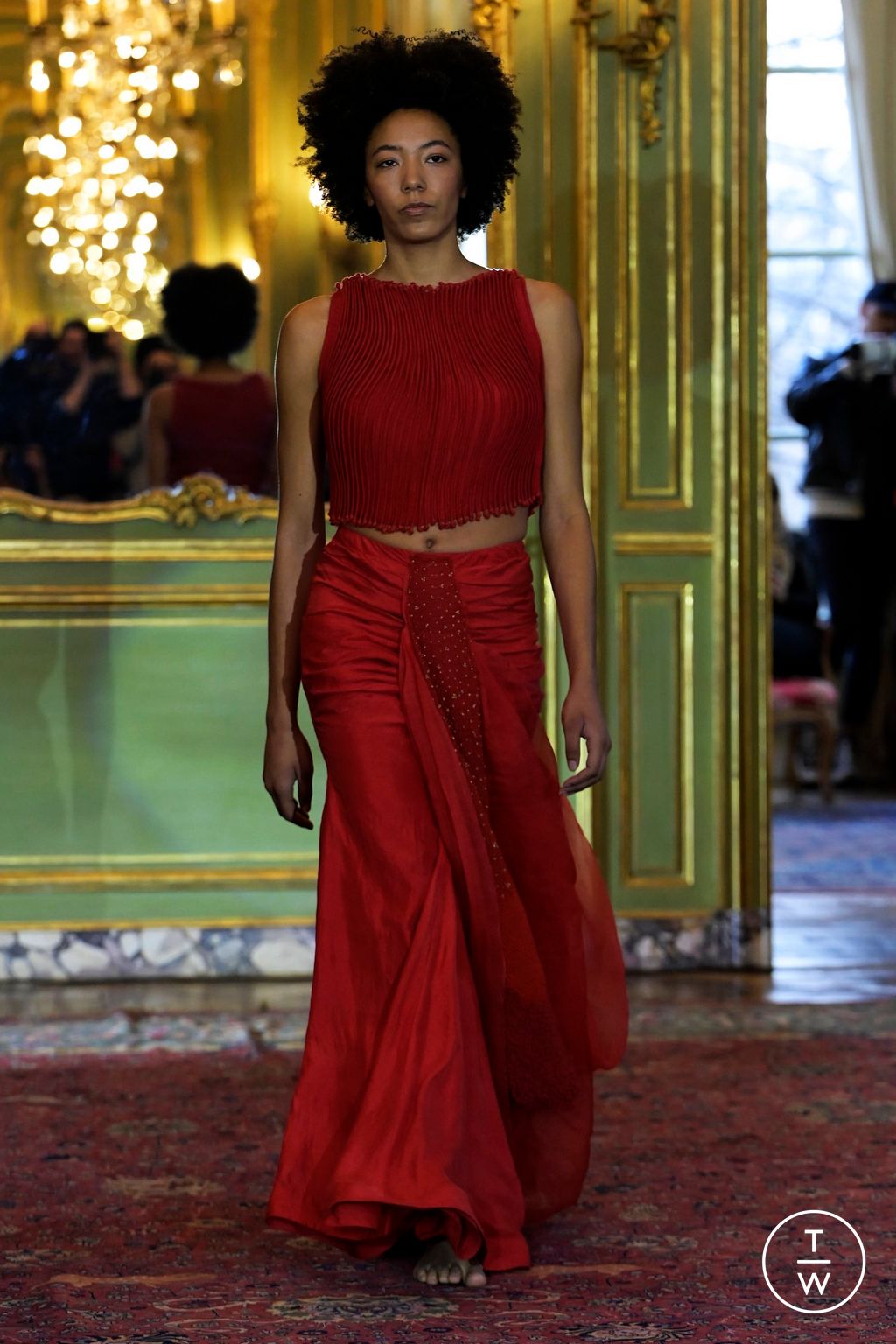 Fashion Week Paris Spring/Summer 2024 look 20 from the Vaishali S collection couture