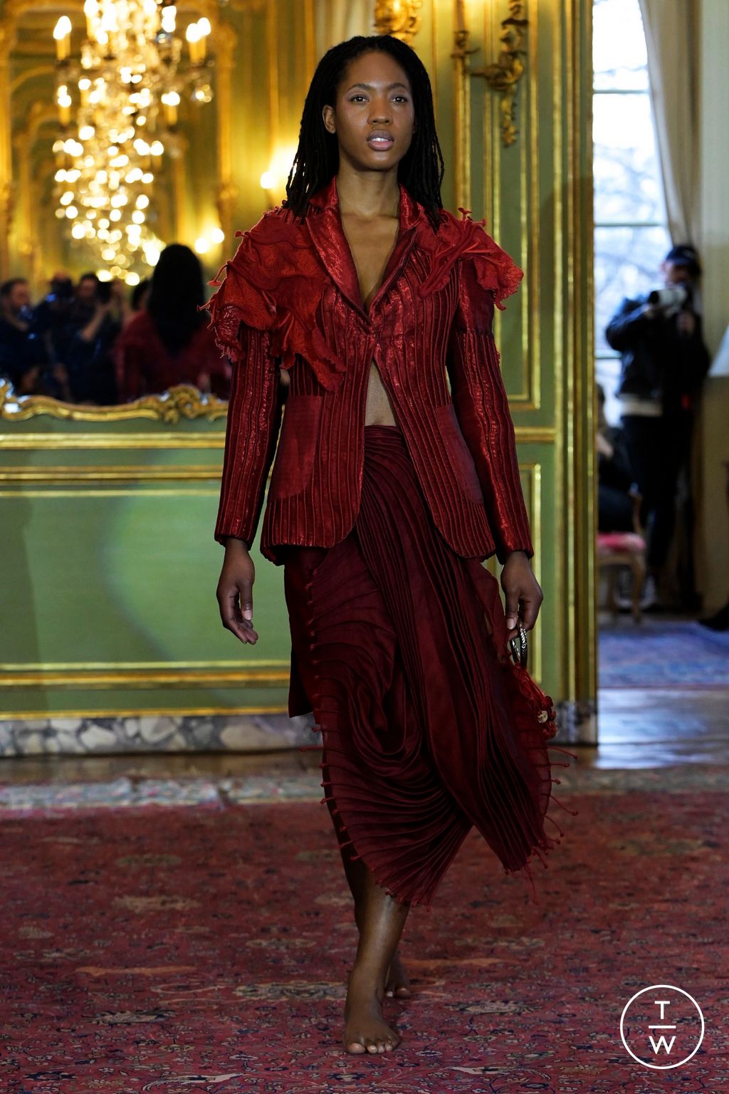 Fashion Week Paris Spring/Summer 2024 look 21 from the Vaishali S collection couture