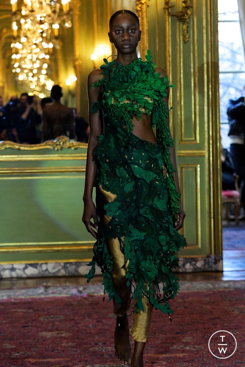 Fashion Week Paris Spring/Summer 2024 look 25 from the Vaishali S collection couture