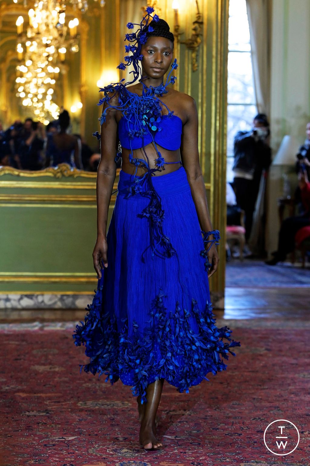 Fashion Week Paris Spring/Summer 2024 look 30 from the Vaishali S collection couture