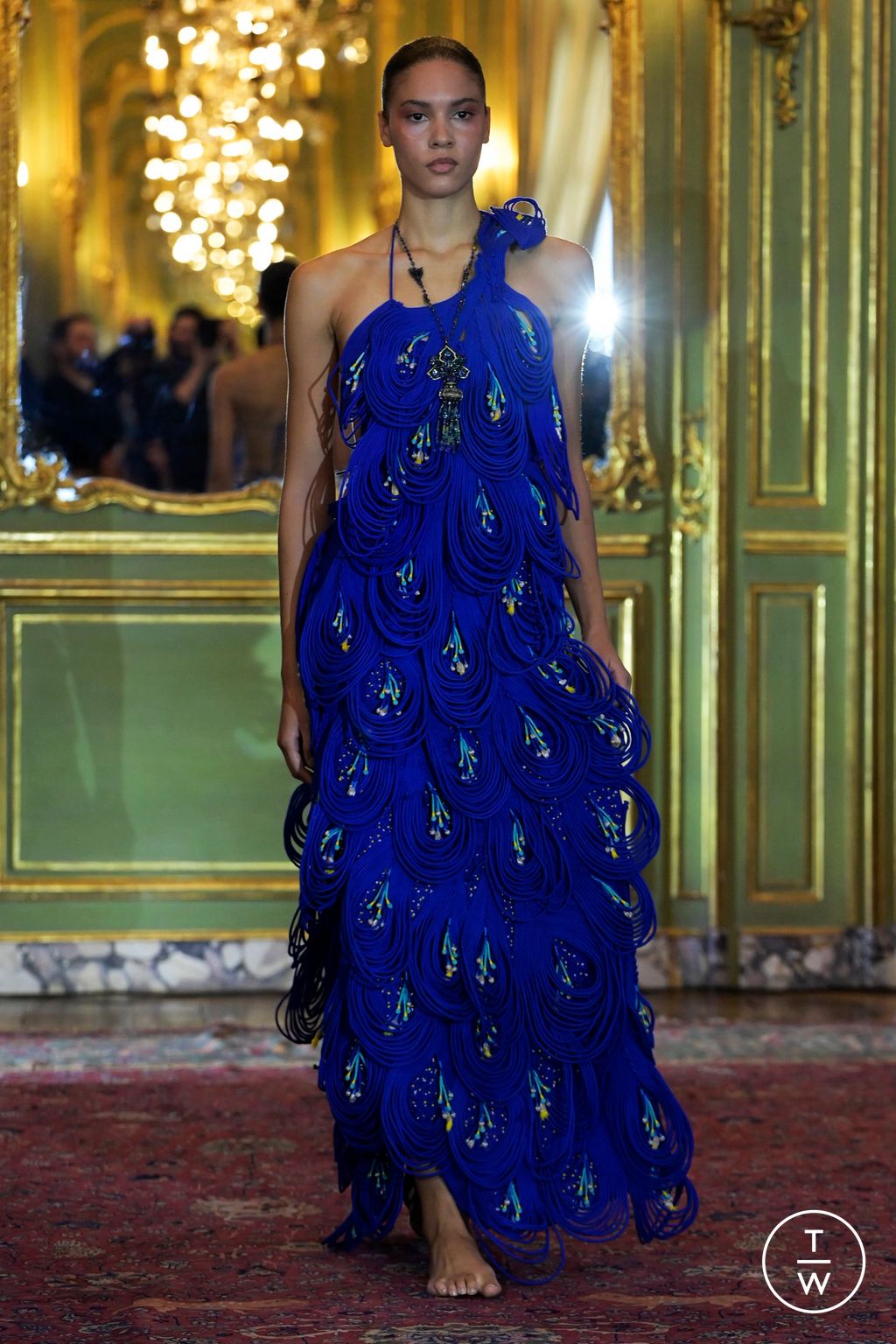 Fashion Week Paris Spring/Summer 2024 look 31 from the Vaishali S collection couture