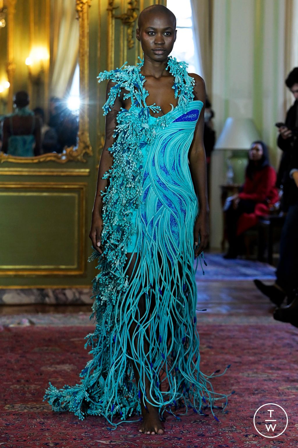 Fashion Week Paris Spring/Summer 2024 look 32 from the Vaishali S collection couture