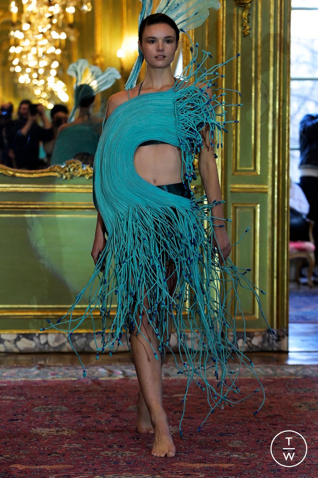 Fashion Week Paris Spring/Summer 2024 look 33 from the Vaishali S collection couture
