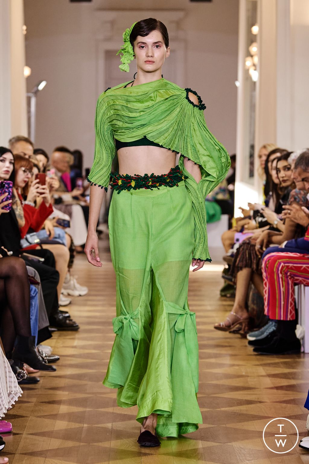 Fashion Week Milan Spring/Summer 2023 look 12 from the Vaishali S collection womenswear