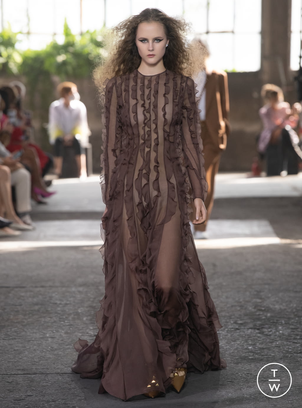 Fashion Week Milan Spring/Summer 2021 look 58 from the Valentino collection womenswear