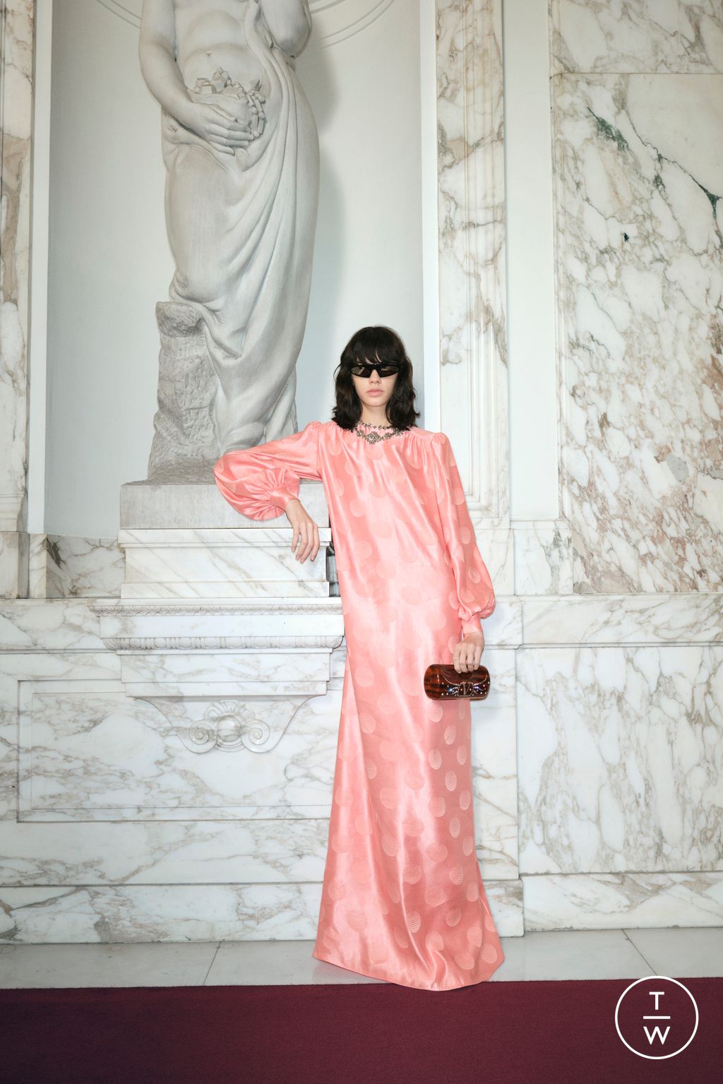 Fashion Week Paris Pre-Fall 2026 look 23 from the Valentino collection womenswear