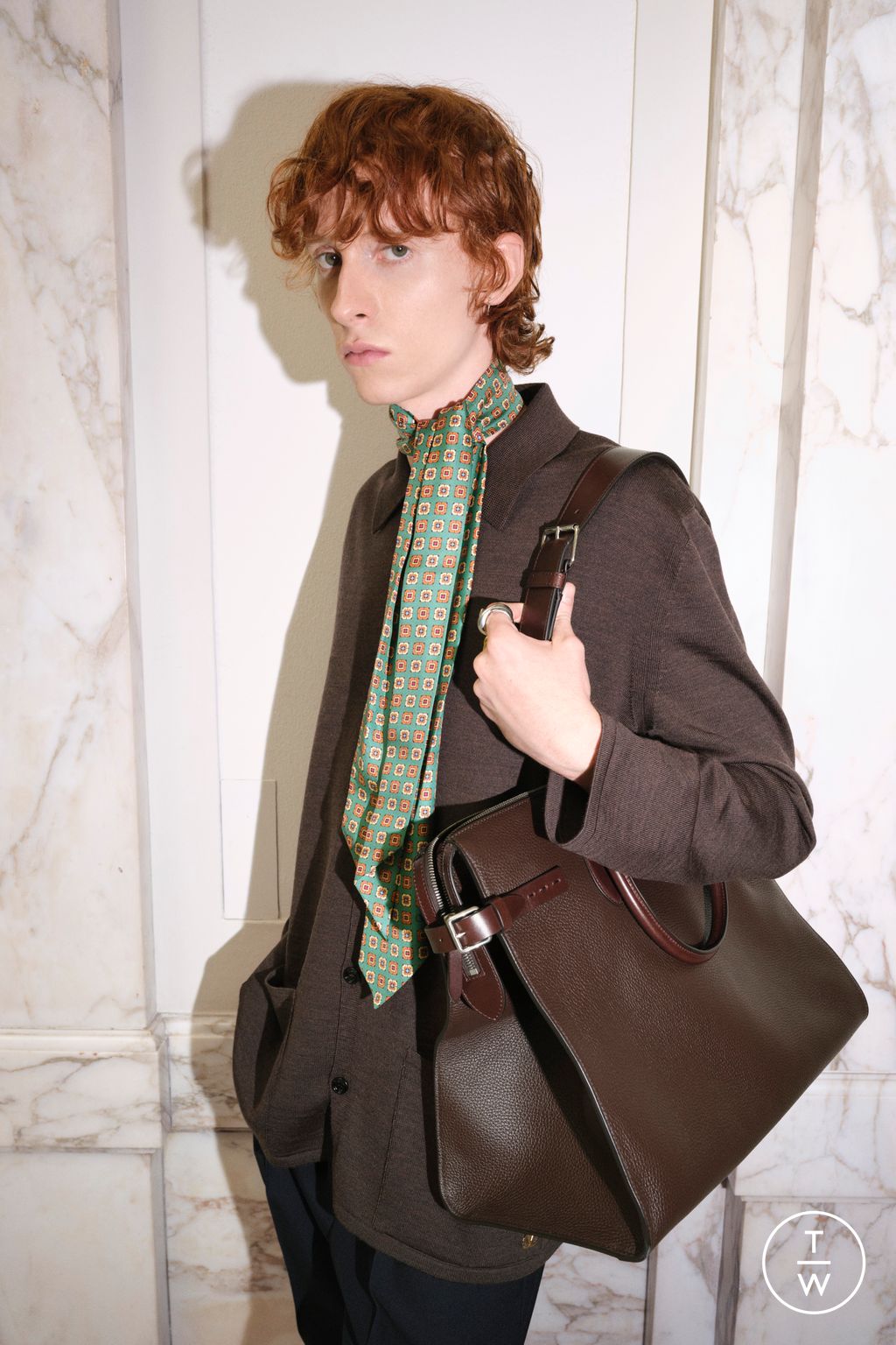 Fashion Week Paris Pre-Fall 2026 look 34 from the Valentino collection womenswear