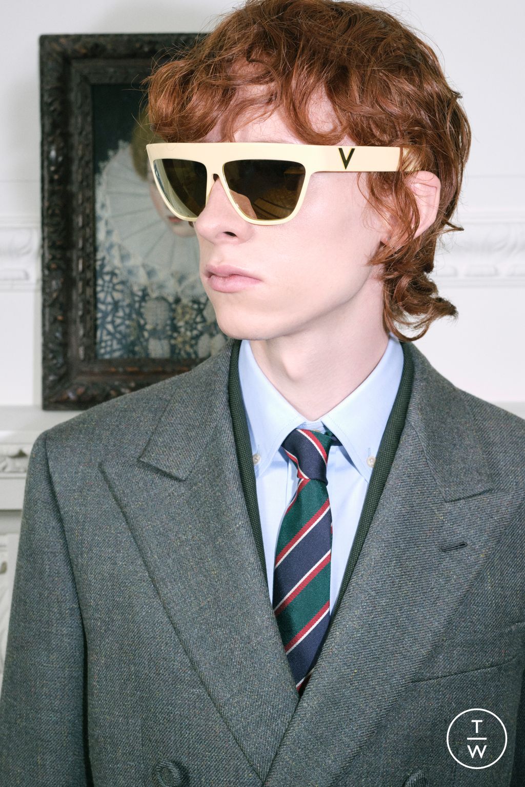 Fashion Week Paris Pre-Fall 2026 look 78 from the Valentino collection womenswear