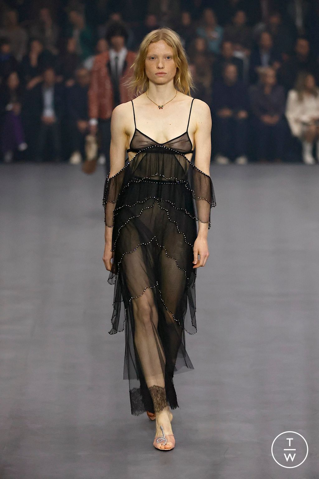 Fashion Week Paris Spring/Summer 2026 look 49 from the Valentino collection womenswear