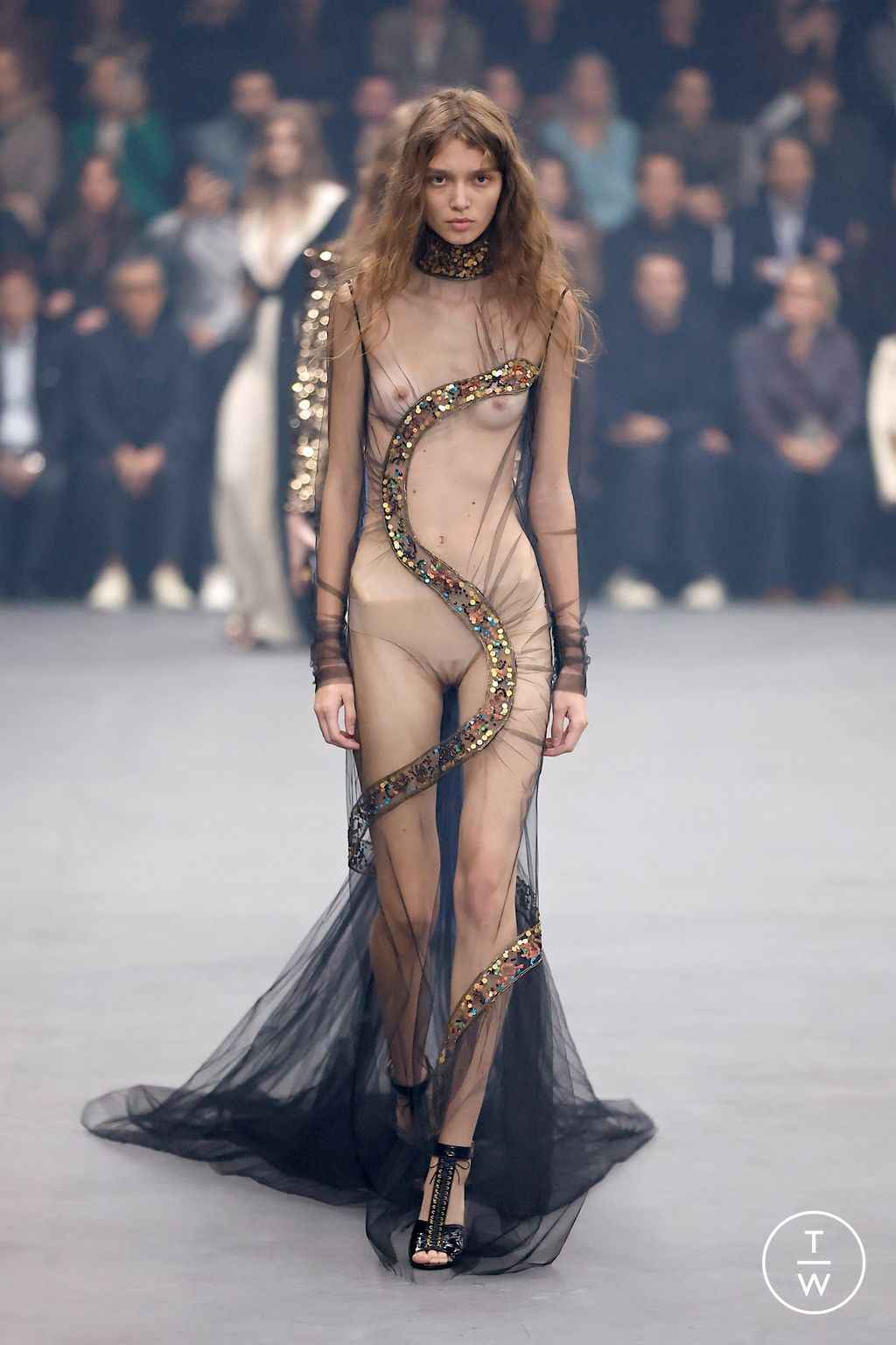 Fashion Week Paris Spring/Summer 2026 look 74 from the Valentino collection womenswear