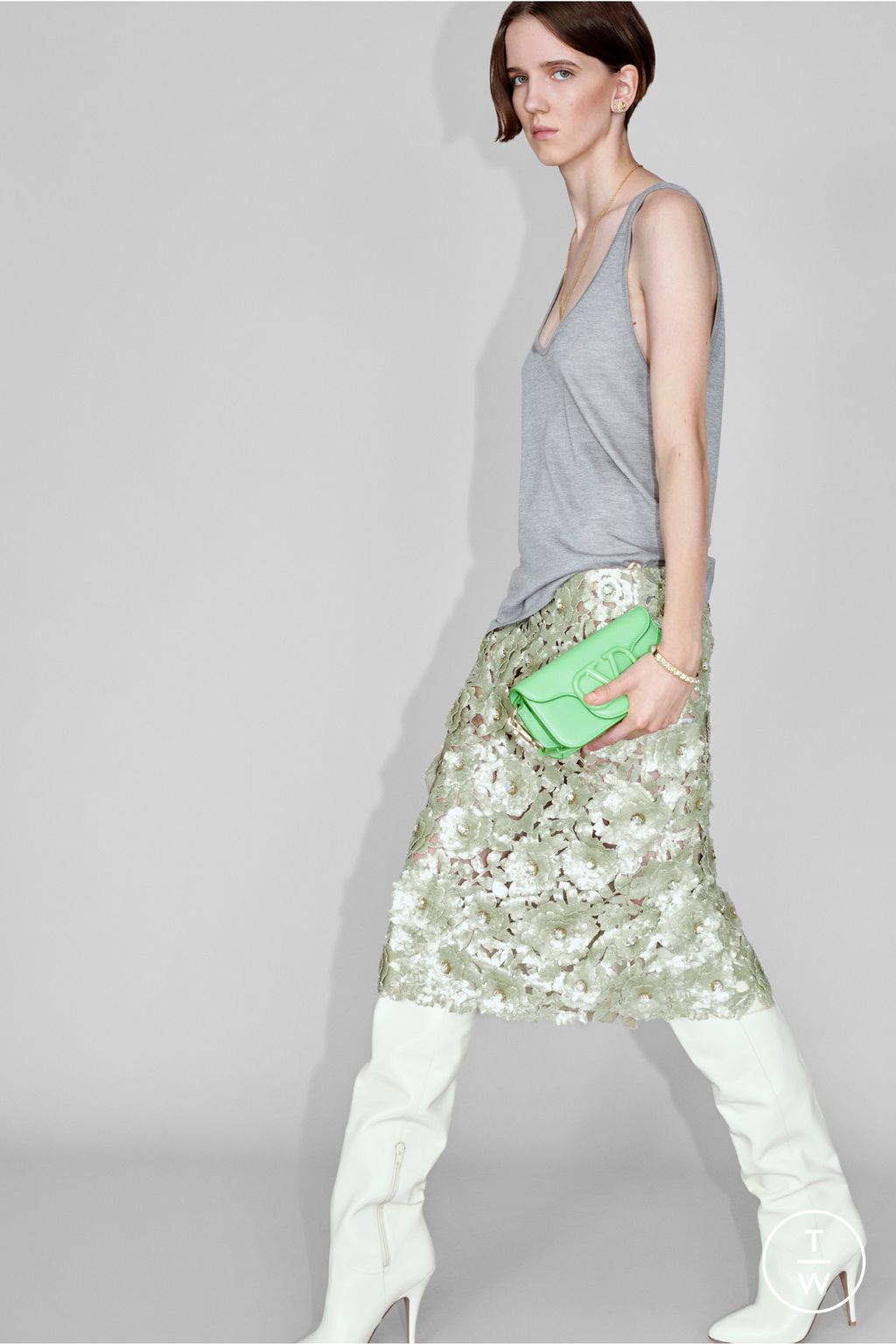 Fashion Week Paris Resort 2024 look 13 from the Valentino collection womenswear