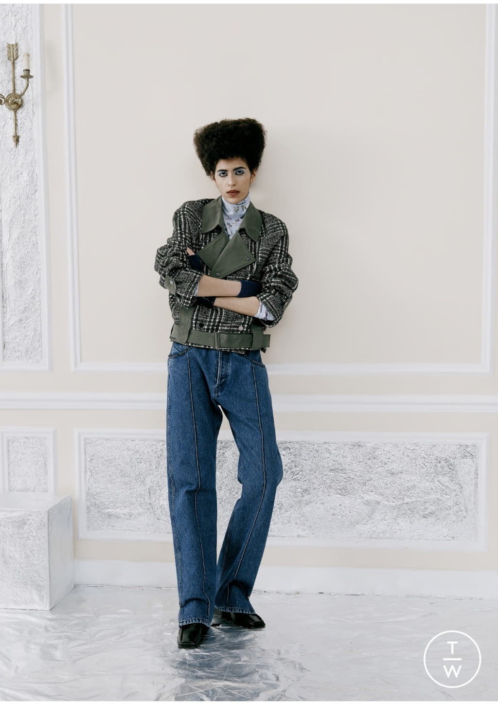 Fashion Week Paris Fall/Winter 2022 look 7 de la collection Valette Studio menswear