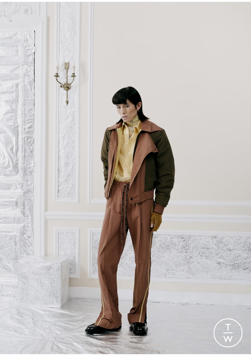 Fashion Week Paris Fall/Winter 2022 look 10 from the Valette Studio collection menswear