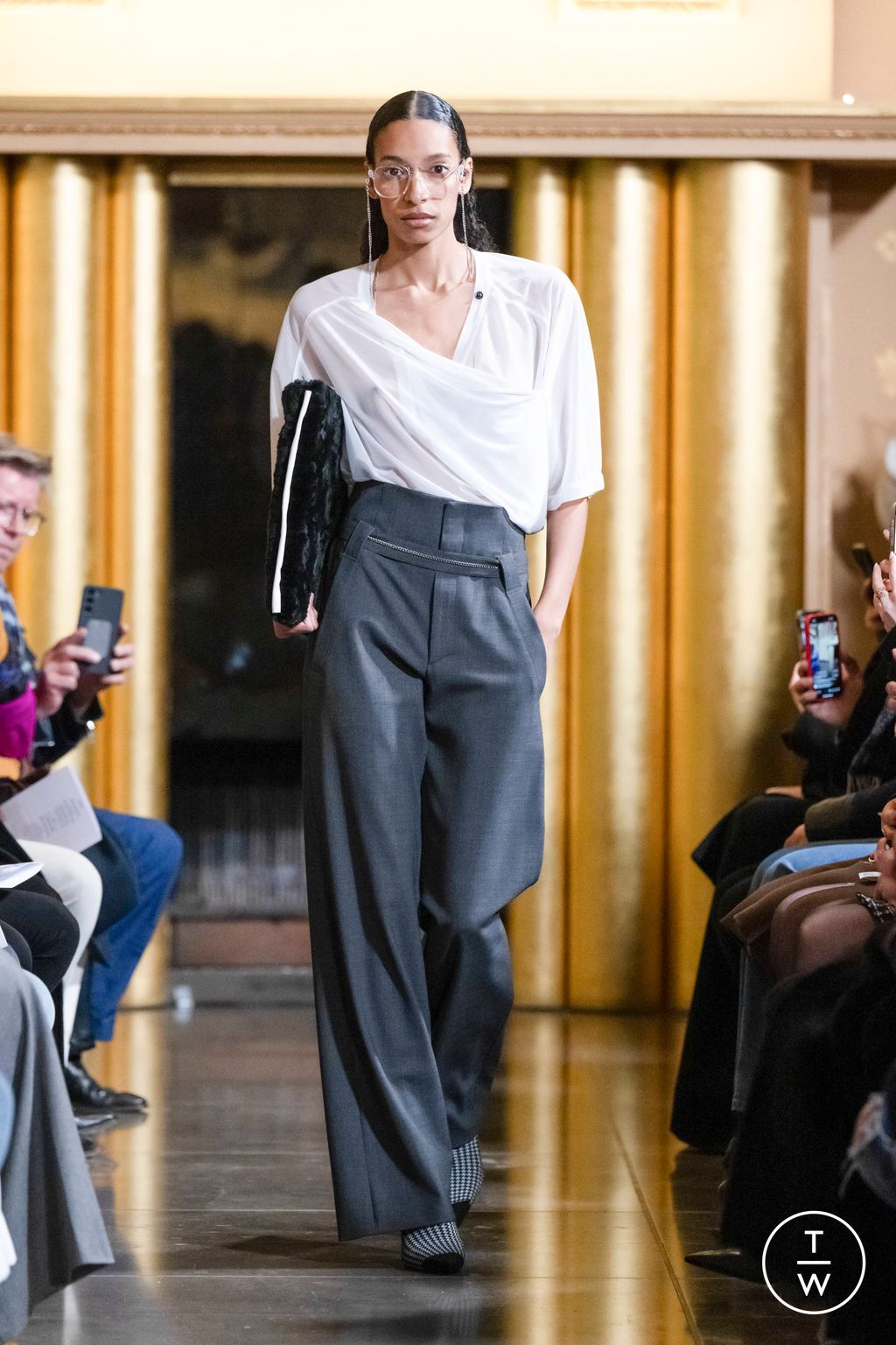 Fashion Week Paris Fall/Winter 2024 look 5 de la collection Valette Studio menswear