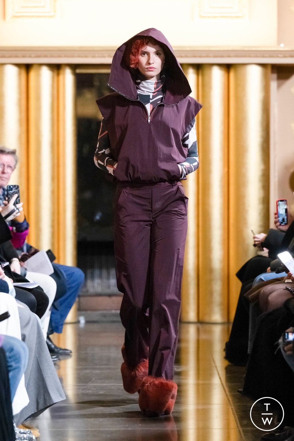 Fashion Week Paris Fall/Winter 2024 look 17 de la collection Valette Studio menswear