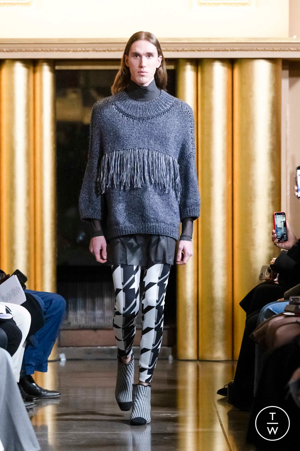 Fashion Week Paris Fall/Winter 2024 look 23 de la collection Valette Studio menswear