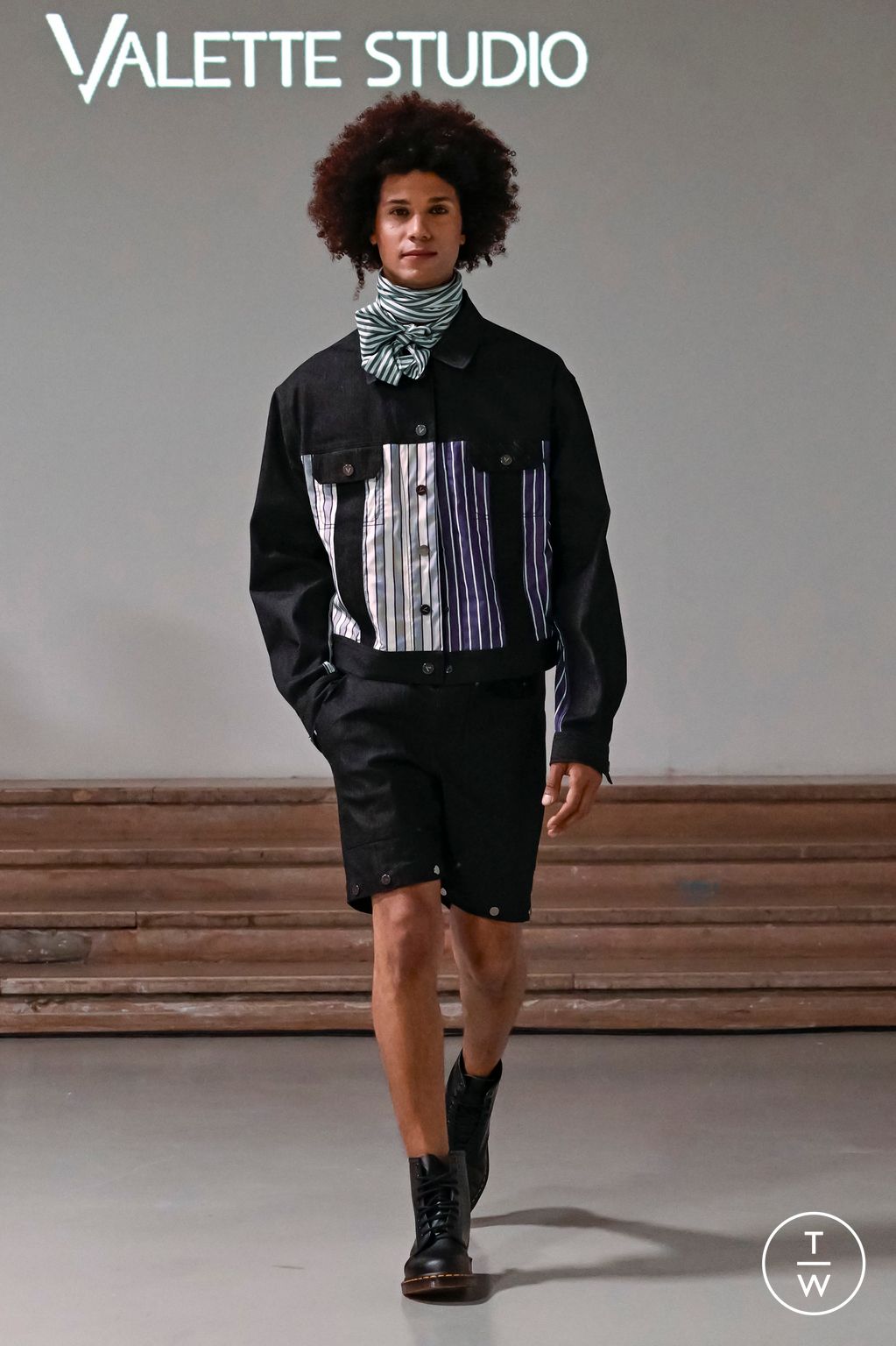 Fashion Week Paris Spring/Summer 2024 look 8 from the Valette Studio collection menswear