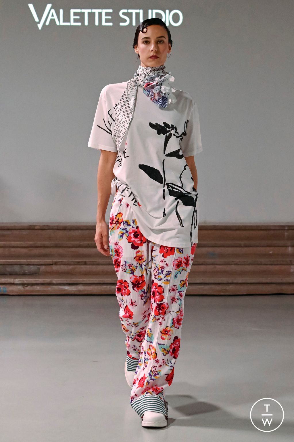 Fashion Week Paris Spring/Summer 2024 look 12 de la collection Valette Studio menswear