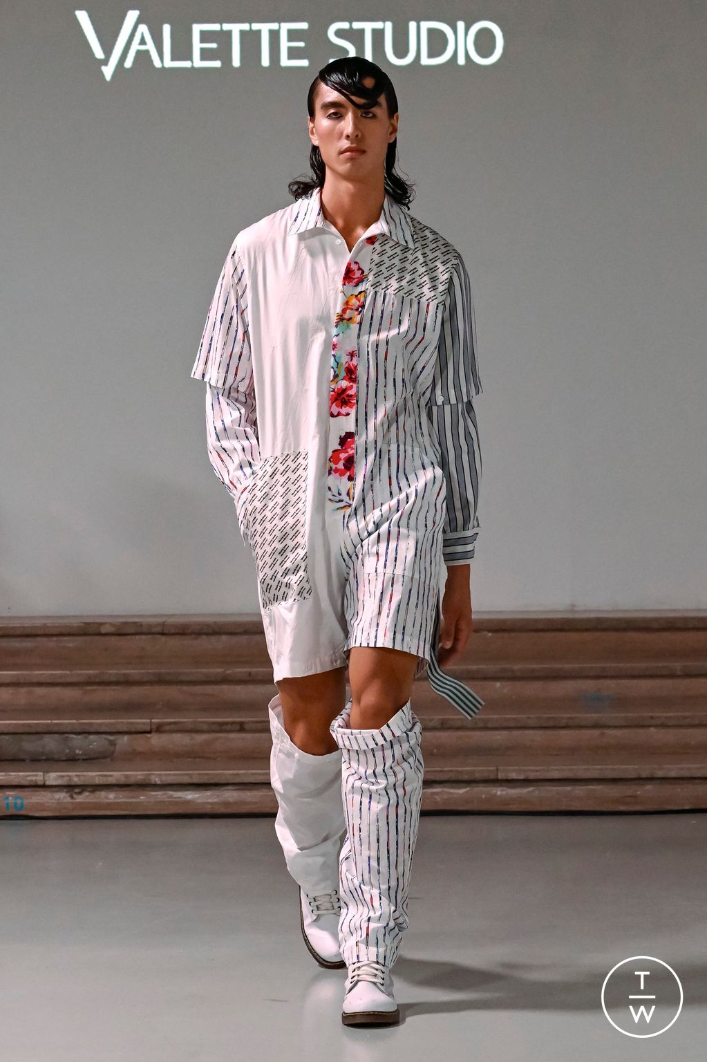 Fashion Week Paris Spring/Summer 2024 look 13 de la collection Valette Studio menswear