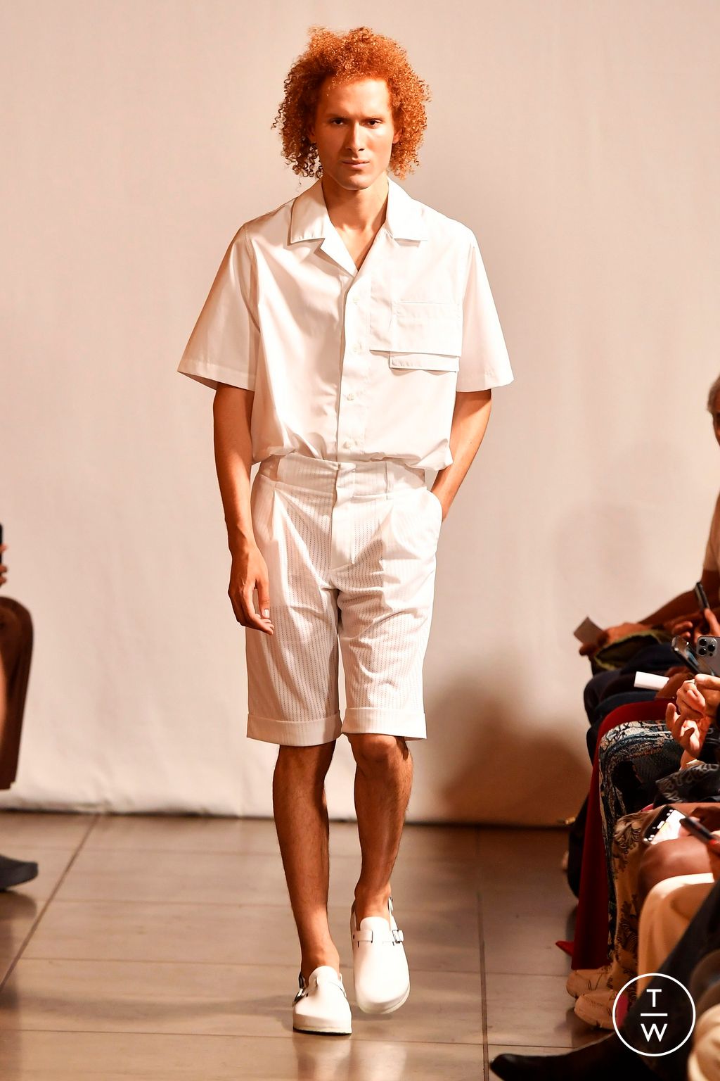 Fashion Week Paris Spring/Summer 2025 look 12 from the Valette Studio collection menswear