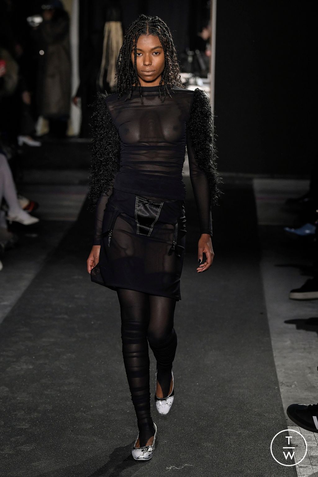 Fashion Week Paris Fall/Winter 2023 look 30 from the Vaquera collection womenswear