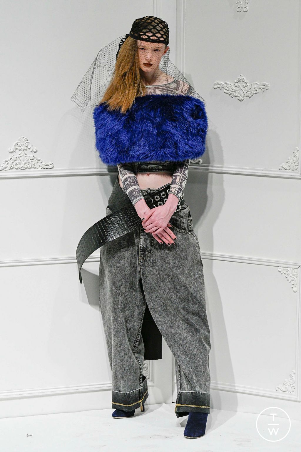 Fashion Week Paris Fall/Winter 2024 look 11 de la collection Vaquera womenswear