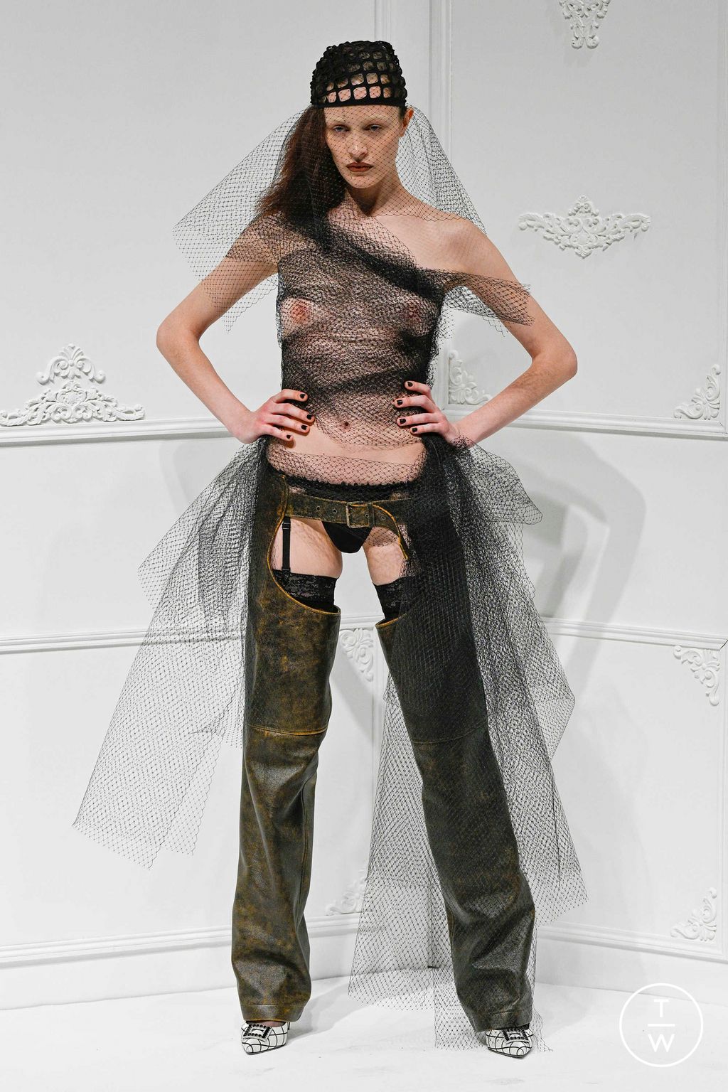 Fashion Week Paris Fall/Winter 2024 look 4 de la collection Vaquera womenswear