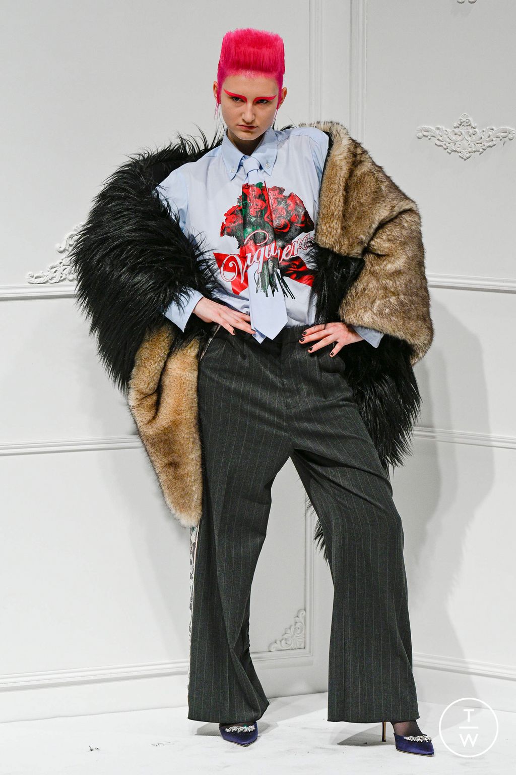 Fashion Week Paris Fall/Winter 2024 look 18 de la collection Vaquera womenswear
