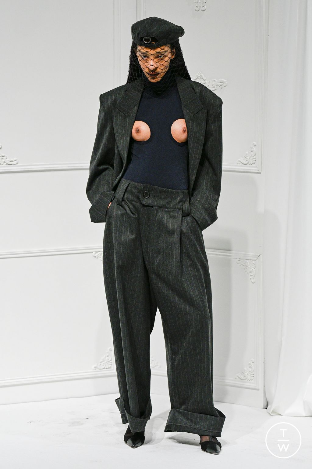 Fashion Week Paris Fall/Winter 2024 look 21 de la collection Vaquera womenswear