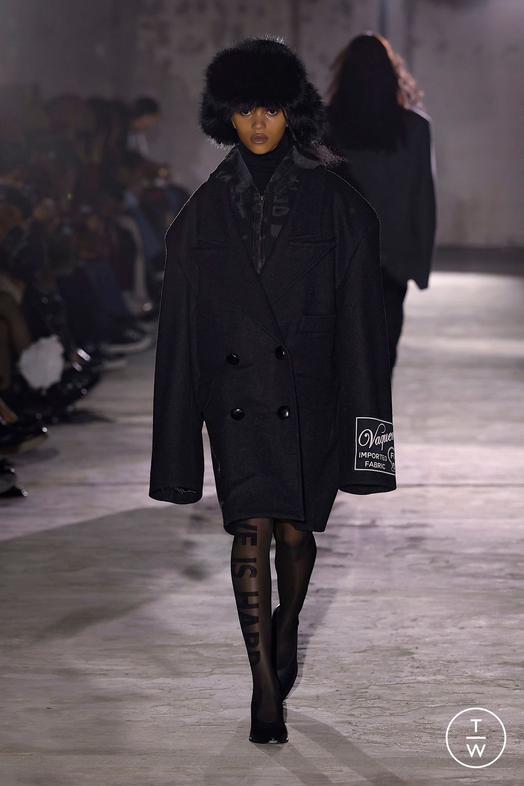 Fashion Week Paris Fall/Winter 2025 look 3 de la collection Vaquera womenswear