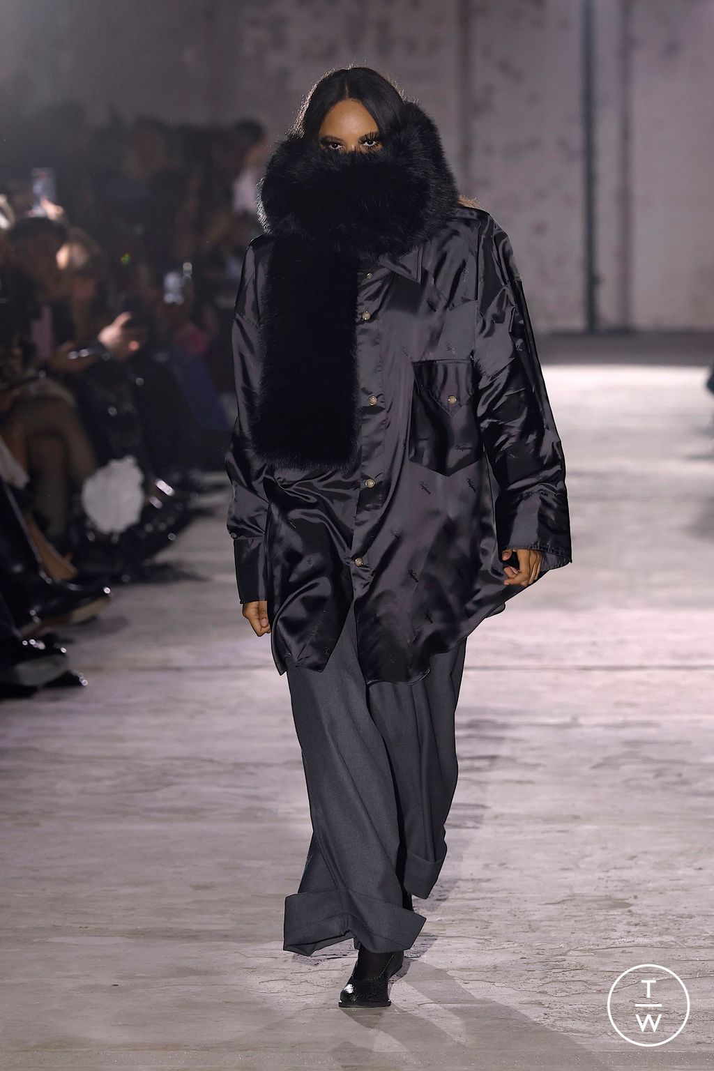 Fashion Week Paris Fall/Winter 2025 look 6 from the Vaquera collection womenswear