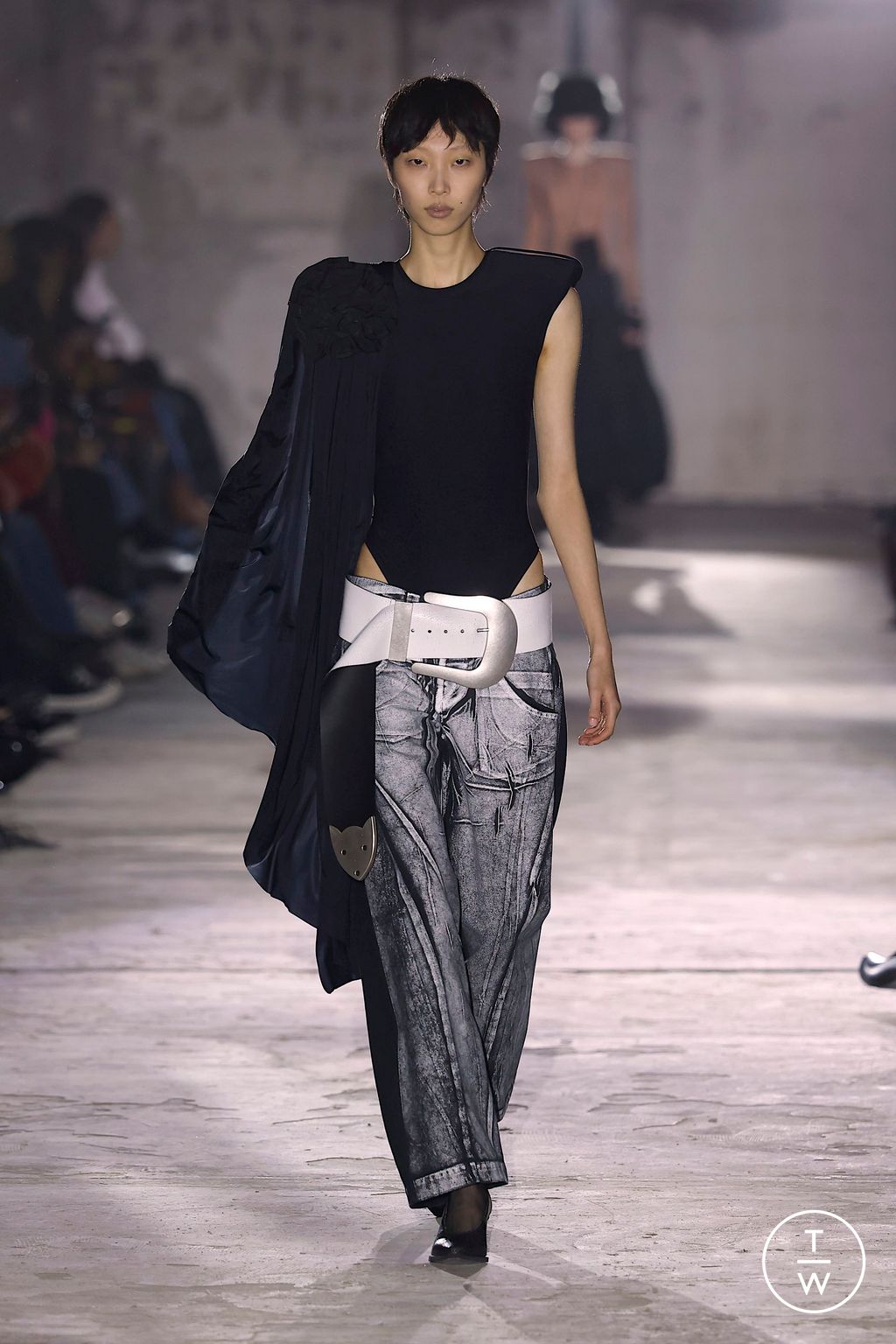 Fashion Week Paris Fall/Winter 2025 look 21 from the Vaquera collection 女装