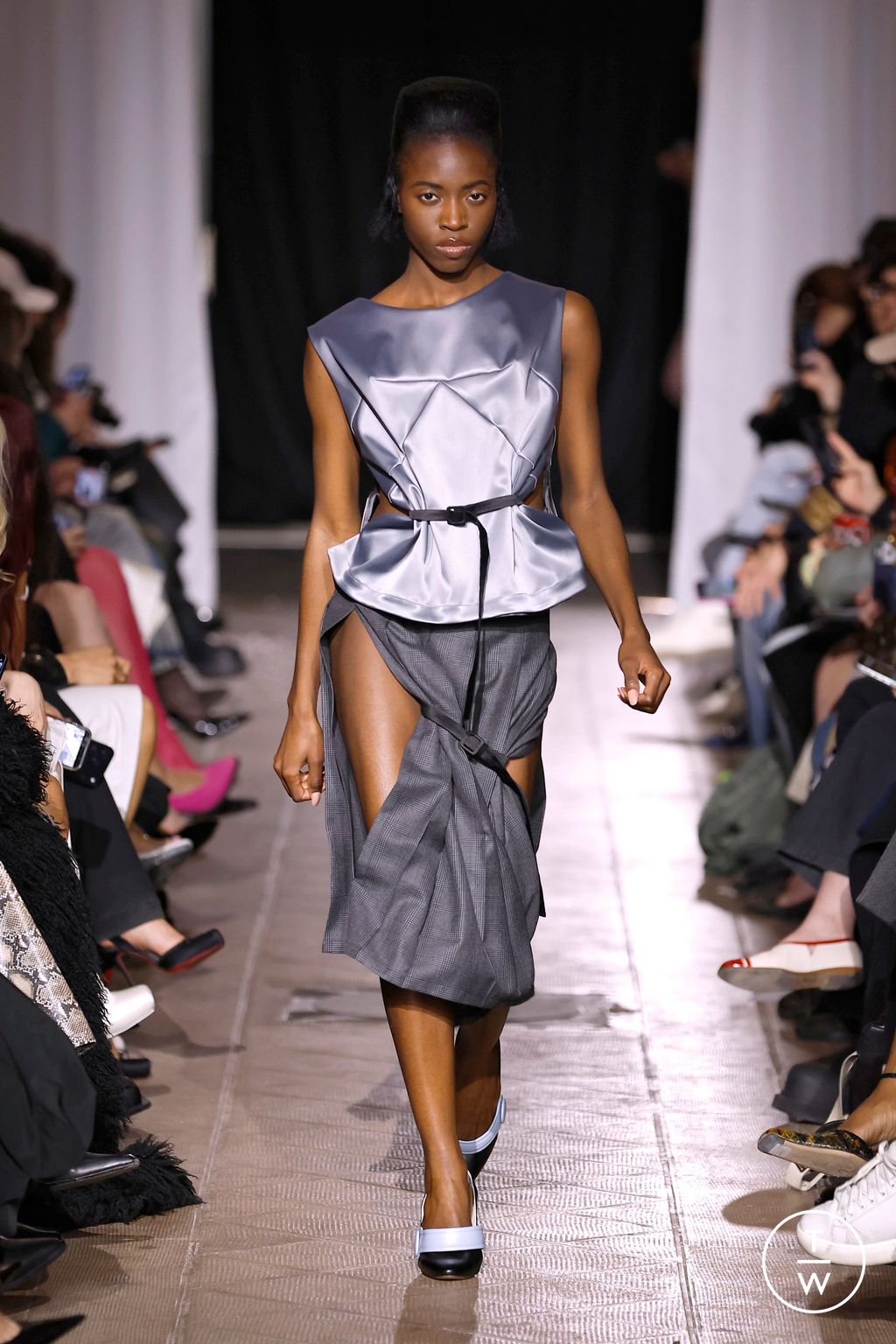 Fashion Week Paris Fall/Winter 2026 look 12 from the Vaquera collection womenswear