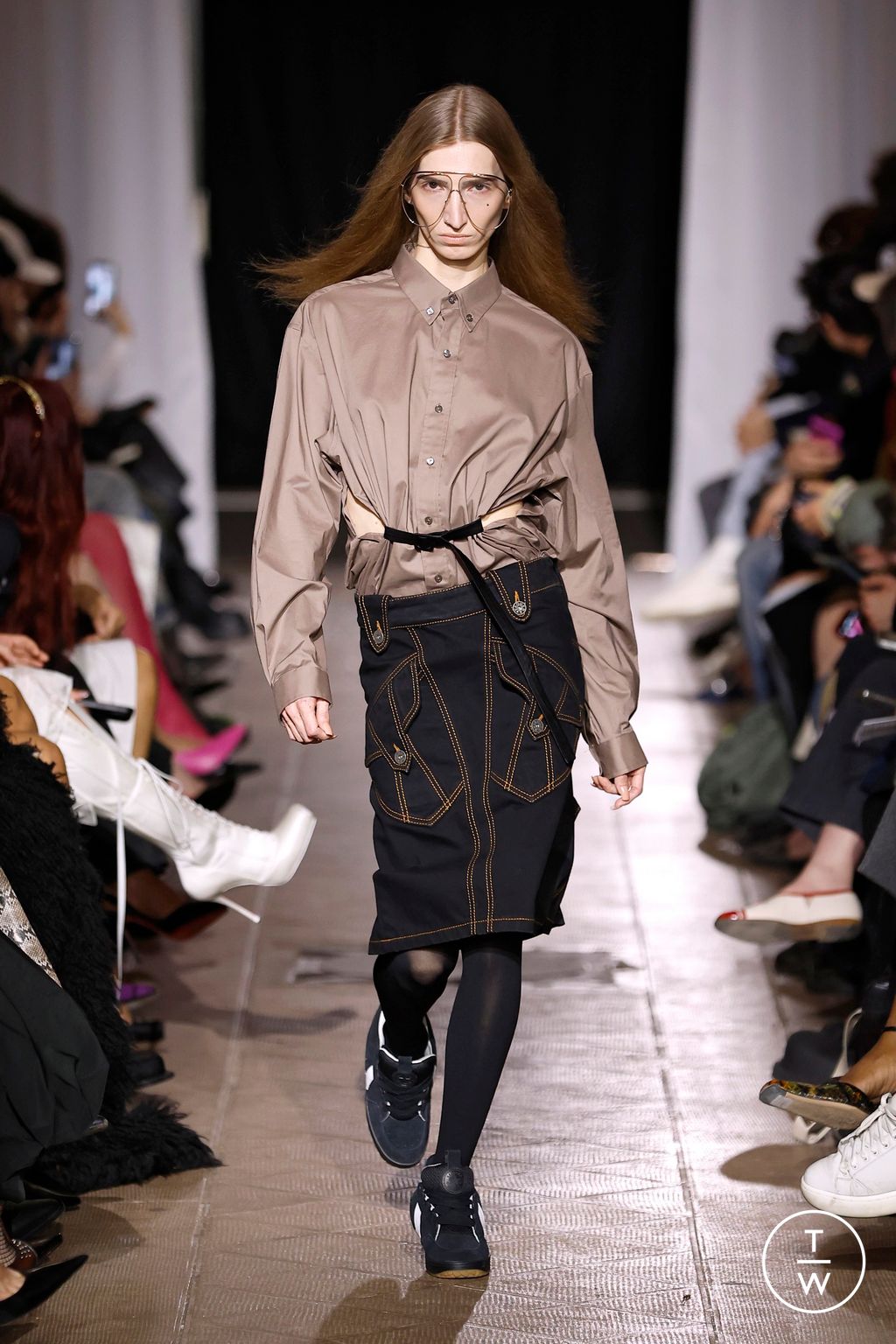 Fashion Week Paris Fall/Winter 2026 look 26 from the Vaquera collection womenswear