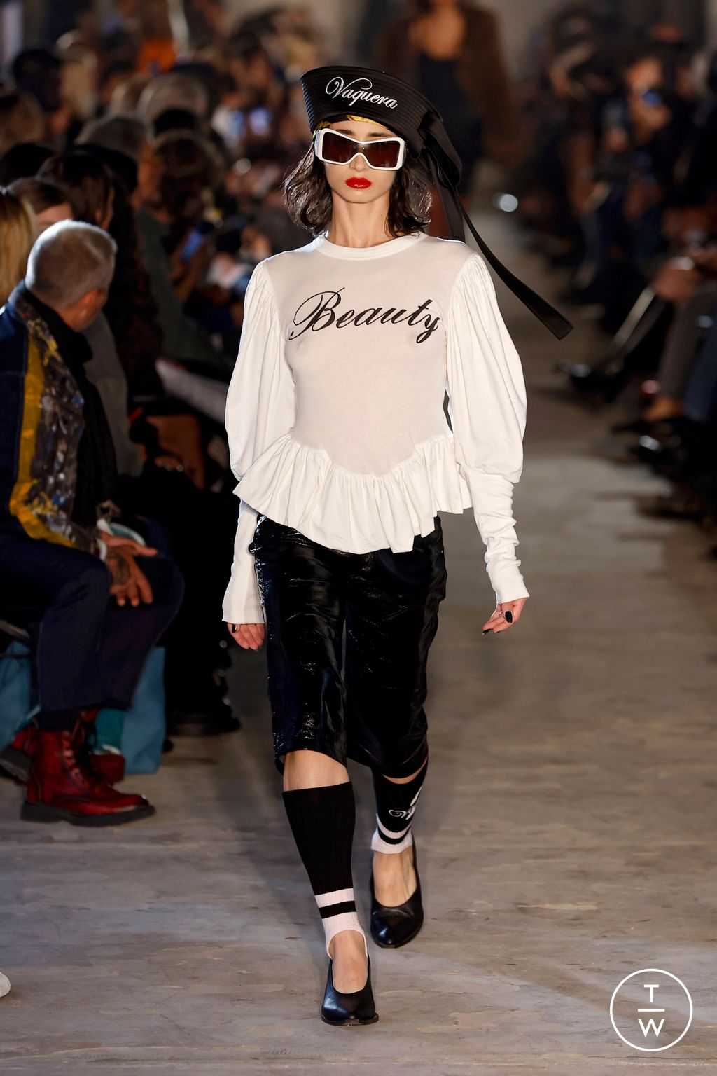 Fashion Week Paris Spring/Summer 2025 look 13 from the Vaquera collection womenswear