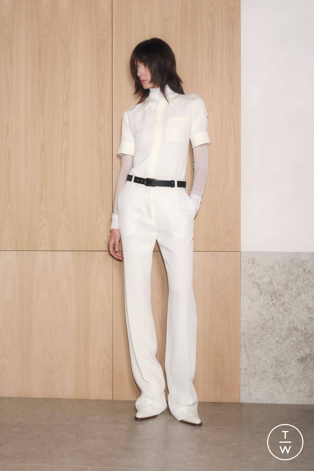 Fashion Week London Pre-Fall 2022 look 13 from the Victoria Beckham collection womenswear