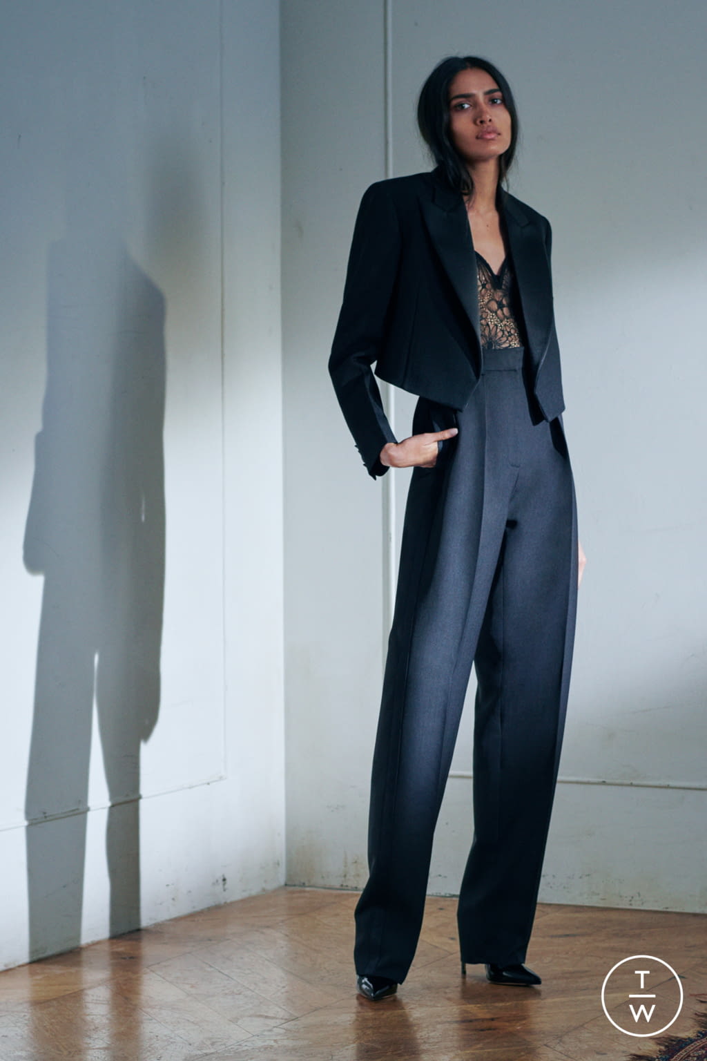 Fashion Week London Resort 2021 look 15 from the Victoria Beckham collection womenswear