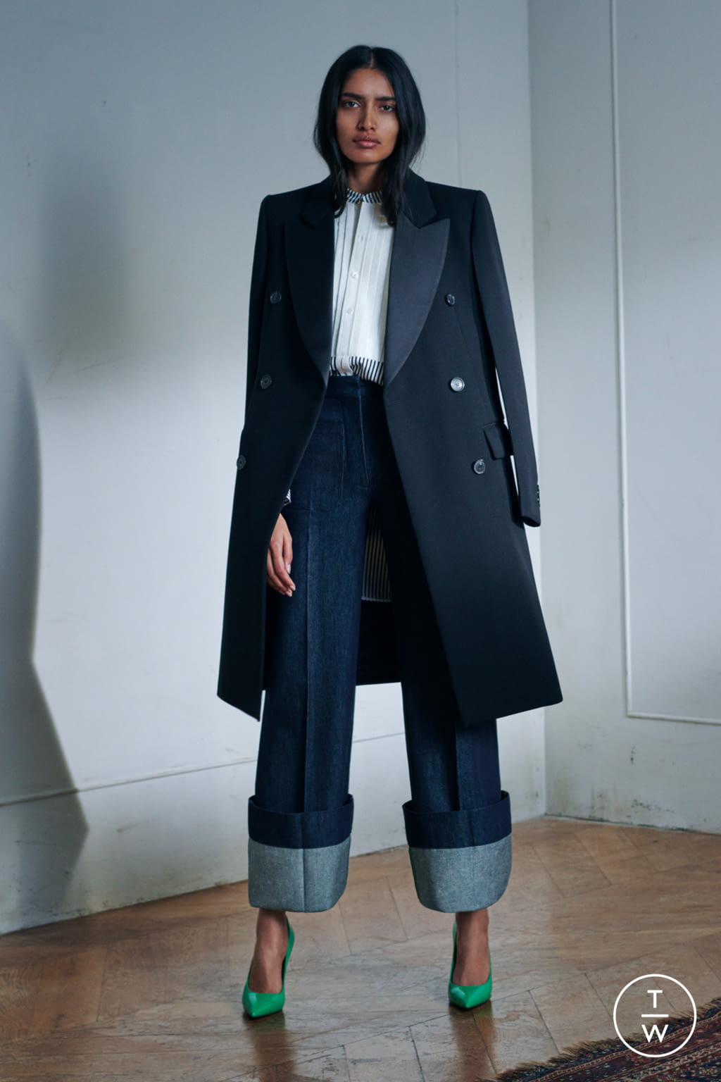 Fashion Week London Resort 2021 look 8 from the Victoria Beckham collection womenswear