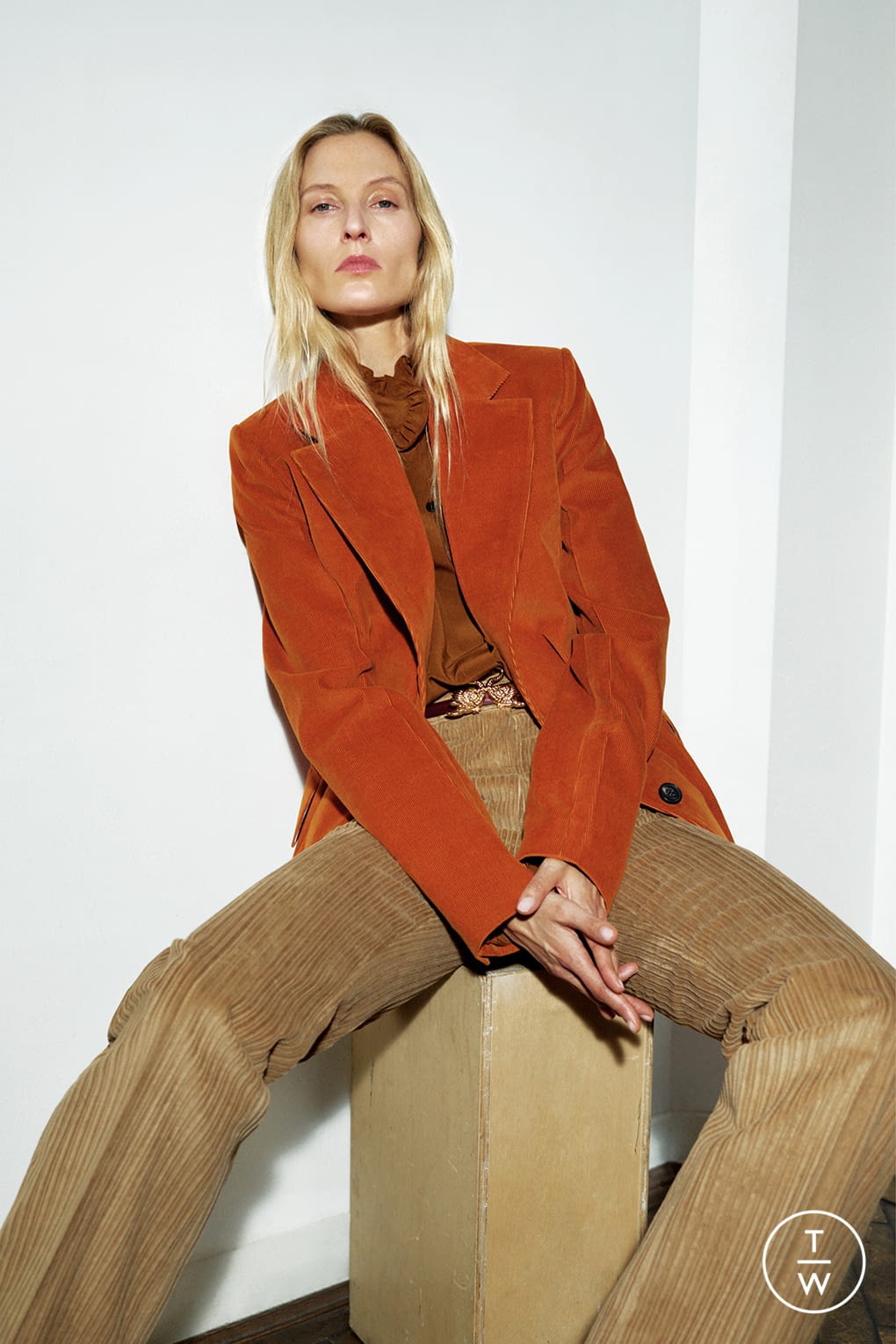 Fashion Week London Pre-Fall 2020 look 11 from the Victoria Beckham collection womenswear