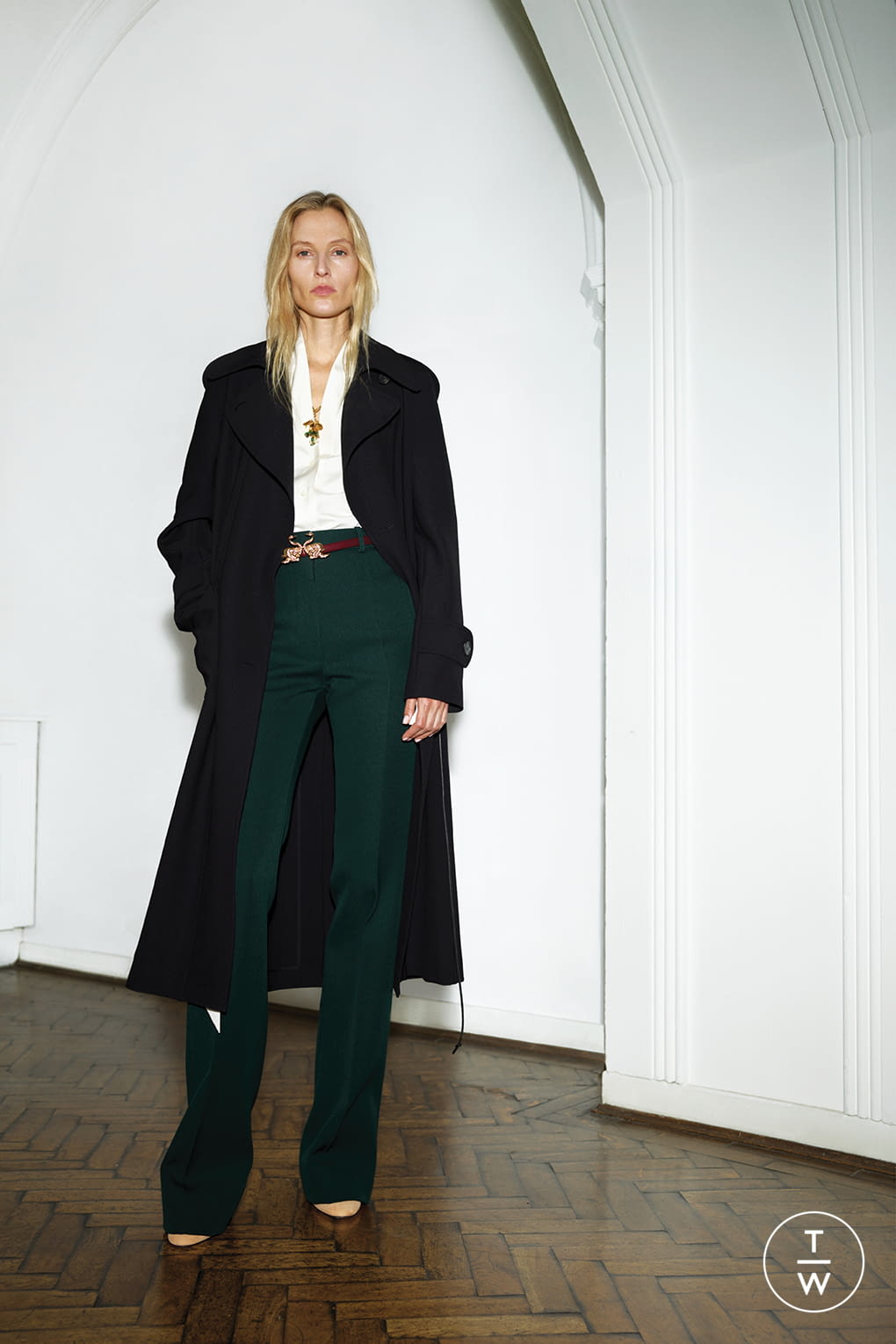 Fashion Week London Pre-Fall 2020 look 13 from the Victoria Beckham collection womenswear