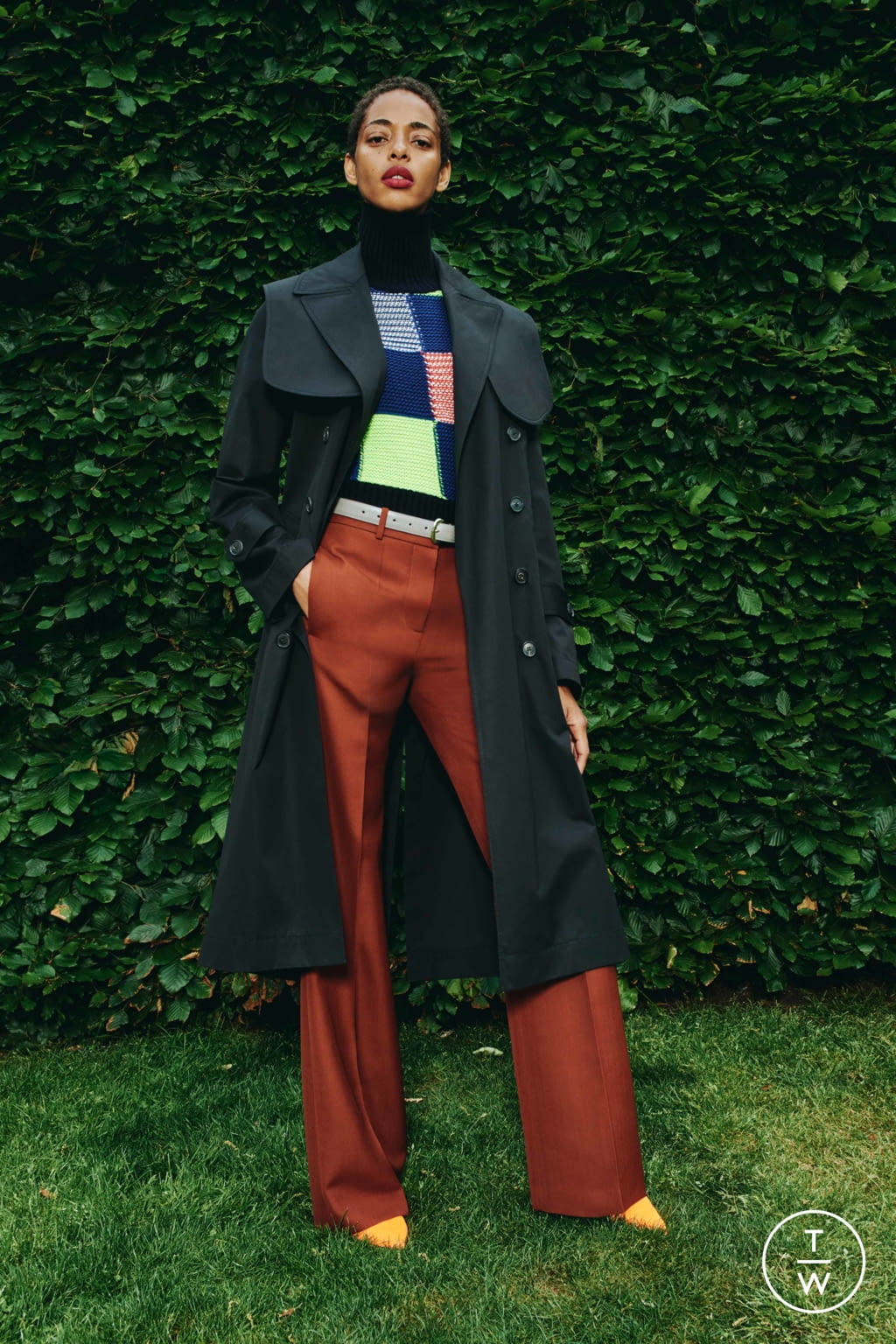 Fashion Week London Resort 2020 look 17 from the Victoria Beckham collection womenswear