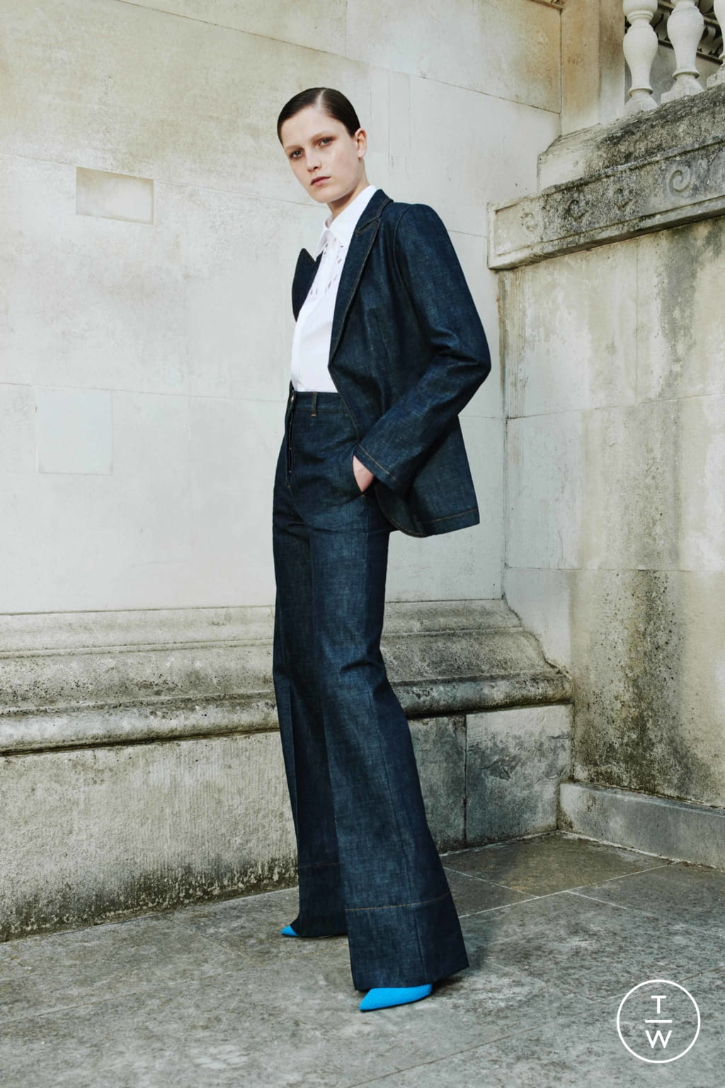 Fashion Week London Resort 2020 look 27 from the Victoria Beckham collection womenswear