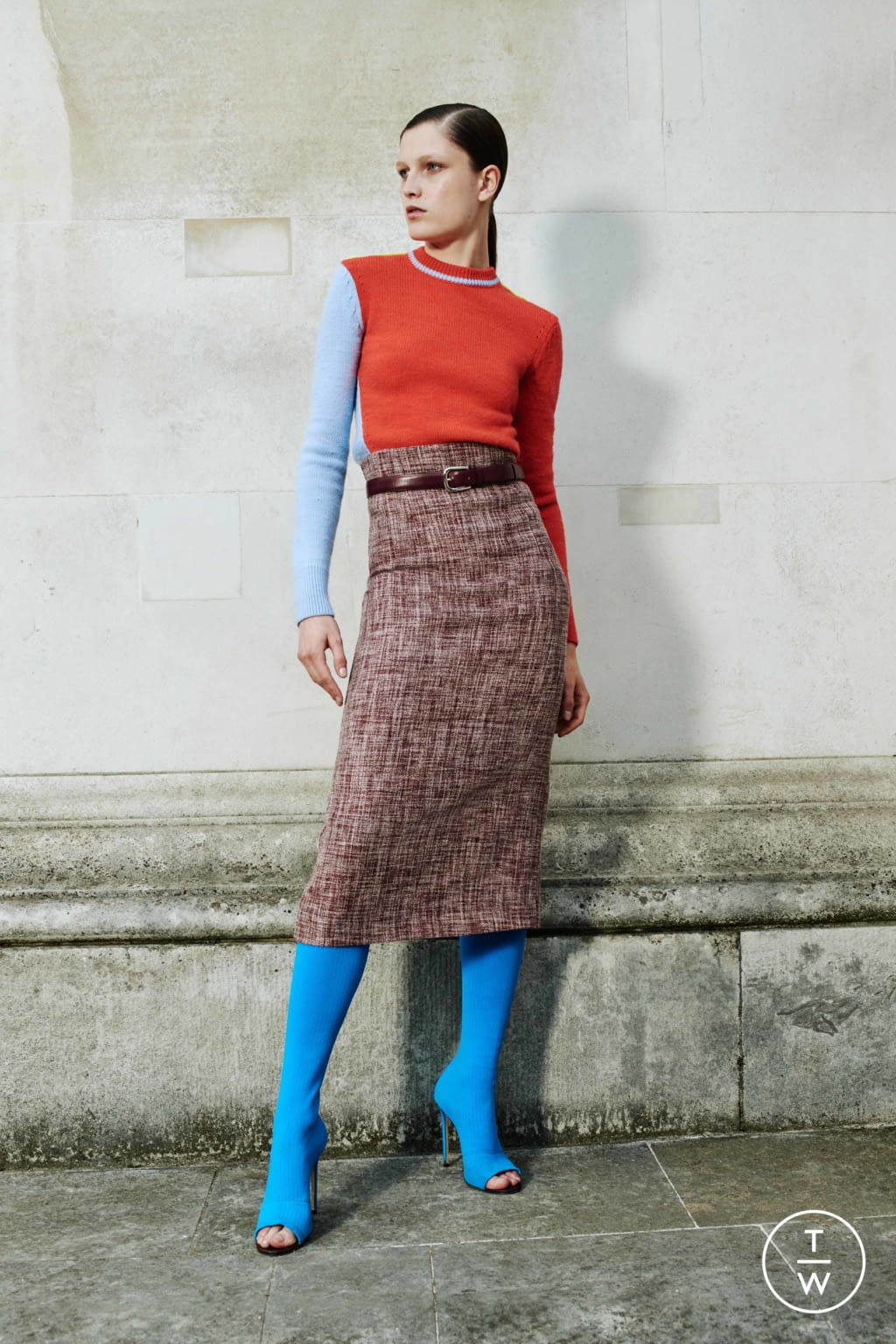 Fashion Week London Resort 2020 look 29 from the Victoria Beckham collection womenswear