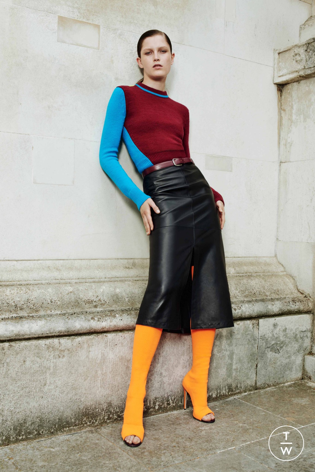 Fashion Week London Resort 2020 look 5 from the Victoria Beckham collection womenswear