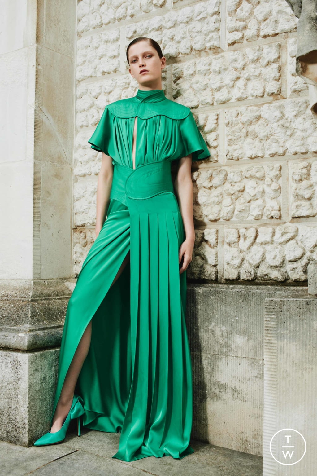 Fashion Week London Resort 2020 look 7 de la collection Victoria Beckham womenswear