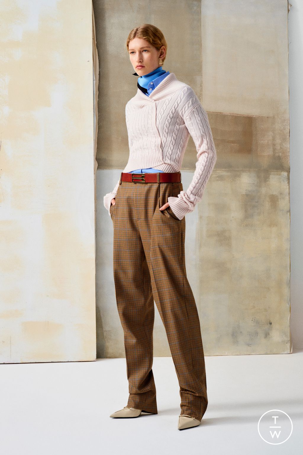 Fashion Week Paris Pre-Fall 2024 look 10 from the Victoria Beckham collection womenswear