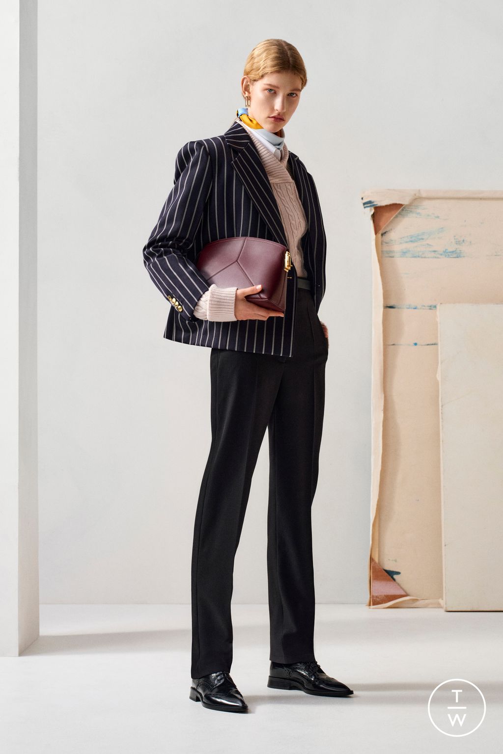Fashion Week Paris Pre-Fall 2024 look 31 from the Victoria Beckham collection womenswear