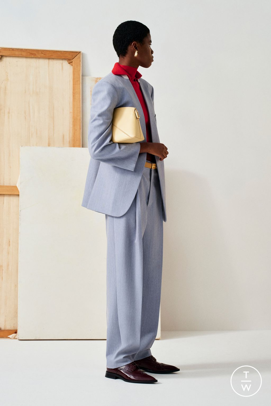 Fashion Week Paris Pre-Fall 2024 look 4 from the Victoria Beckham collection 女装